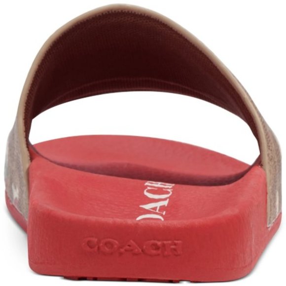 COACH Women's Udele Sport Pool Slides - Picture 3 of 4